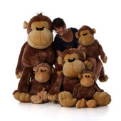 giant stuffed monkey