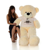 Graduation Gift 60in Vanilla teddy bear Class of 2017