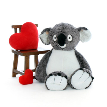  20 Inch XL Gray Big Koala Stuffed Animal, Adventure