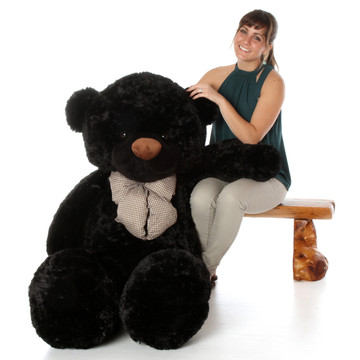 black teddy bear