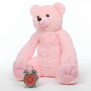 large pink teddy bear