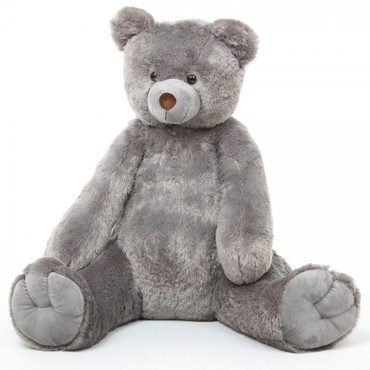 huge grey teddy bear