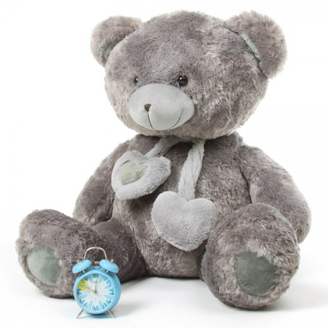 giant gray teddy bear