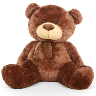 large stuffed brown bear