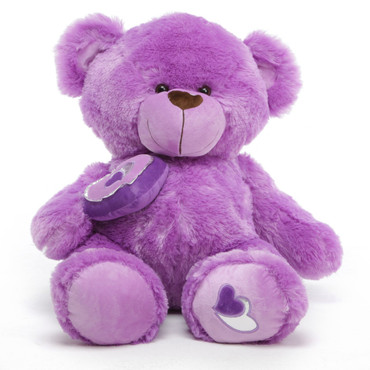 lavender teddy bear