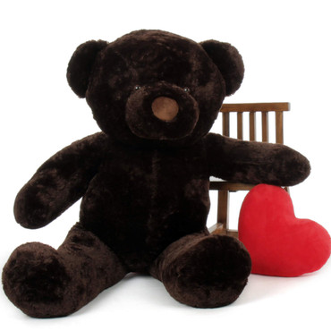 5ft Munchkin huggable gift Chubs Dark Brown Teddy Bear