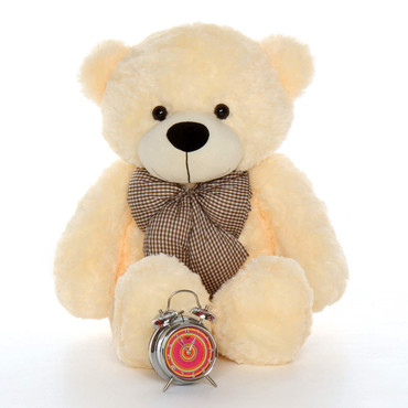 Huge Cream best gift Teddy Bear Cozy Cuddles 38in