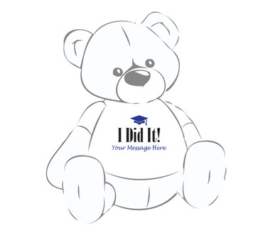 Giant Teddy Bear I Did It T-shirt