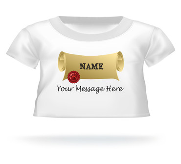 Personalized Diploma Graduation Giant Teddy shirt