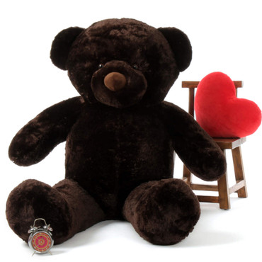 6ft most adorable Munchkin Chubs Dark Brown Teddy Bear