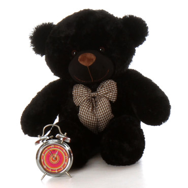 30in Juju Cuddles Black Teddy Bear