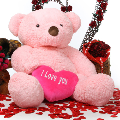 teddy bear with i love you heart