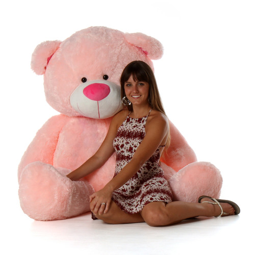 giant pink stuffed animal