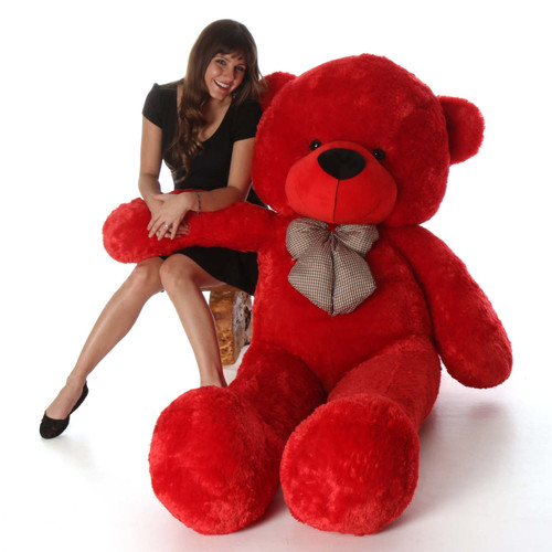 large red teddy bear