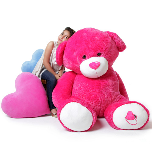 huge pink teddy bear