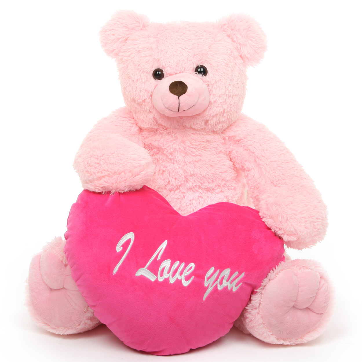 Darling Heart Tubs 32 Pink Teddy Bear W I Love You Heart Giant Teddy Bears