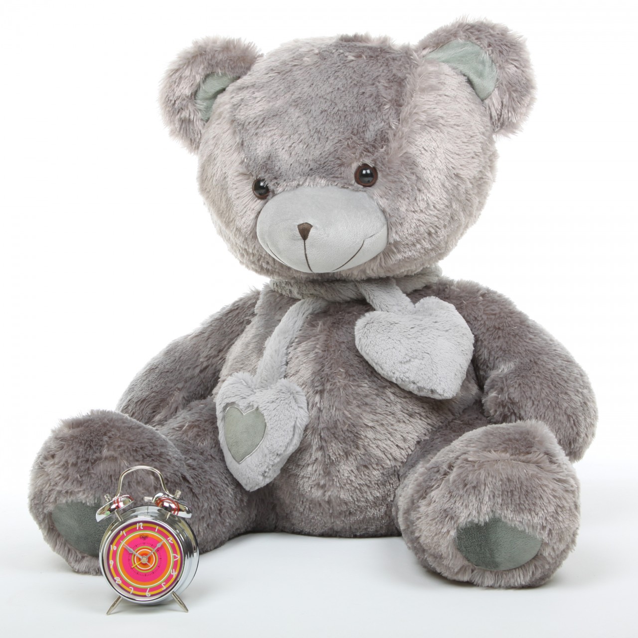 gray stuffed bear