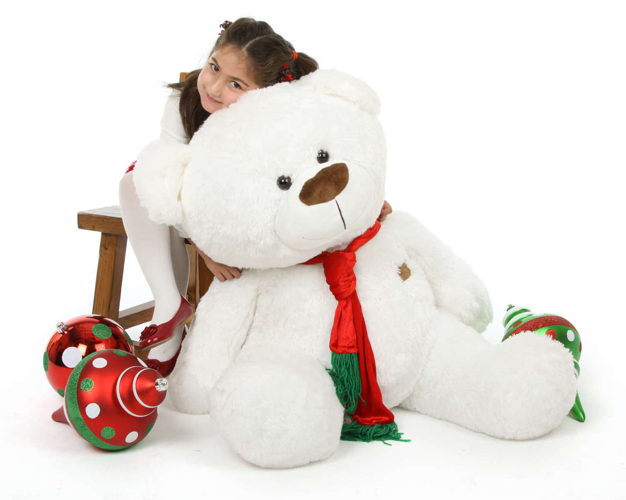 stuffed christmas bear