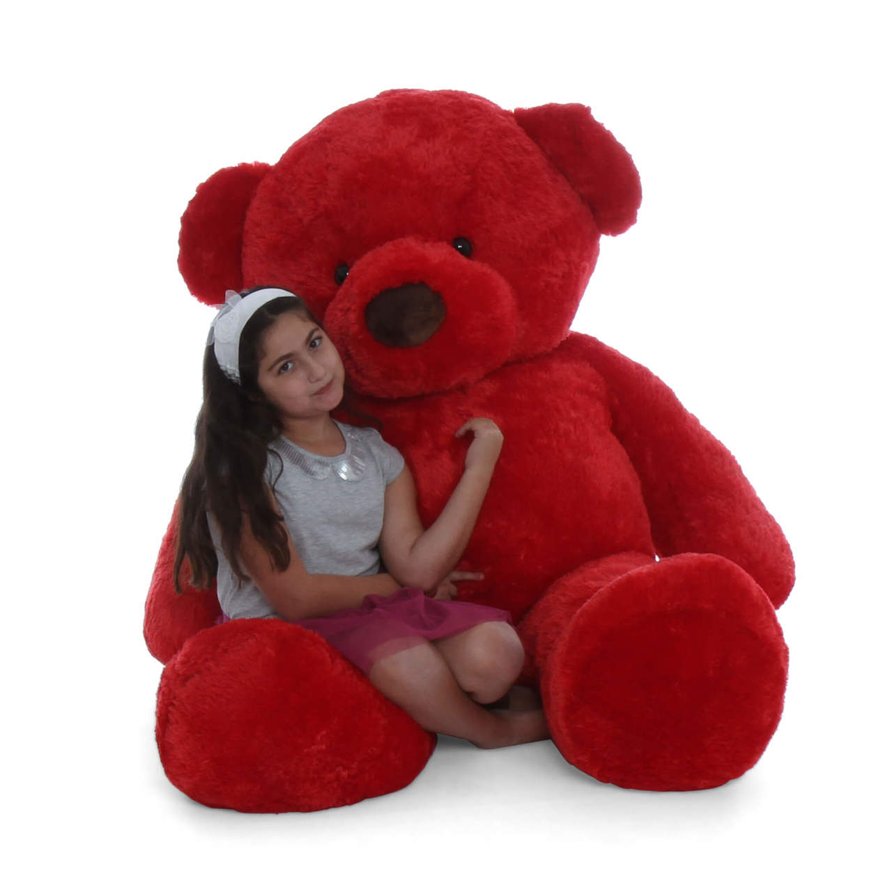 red stuffed bear