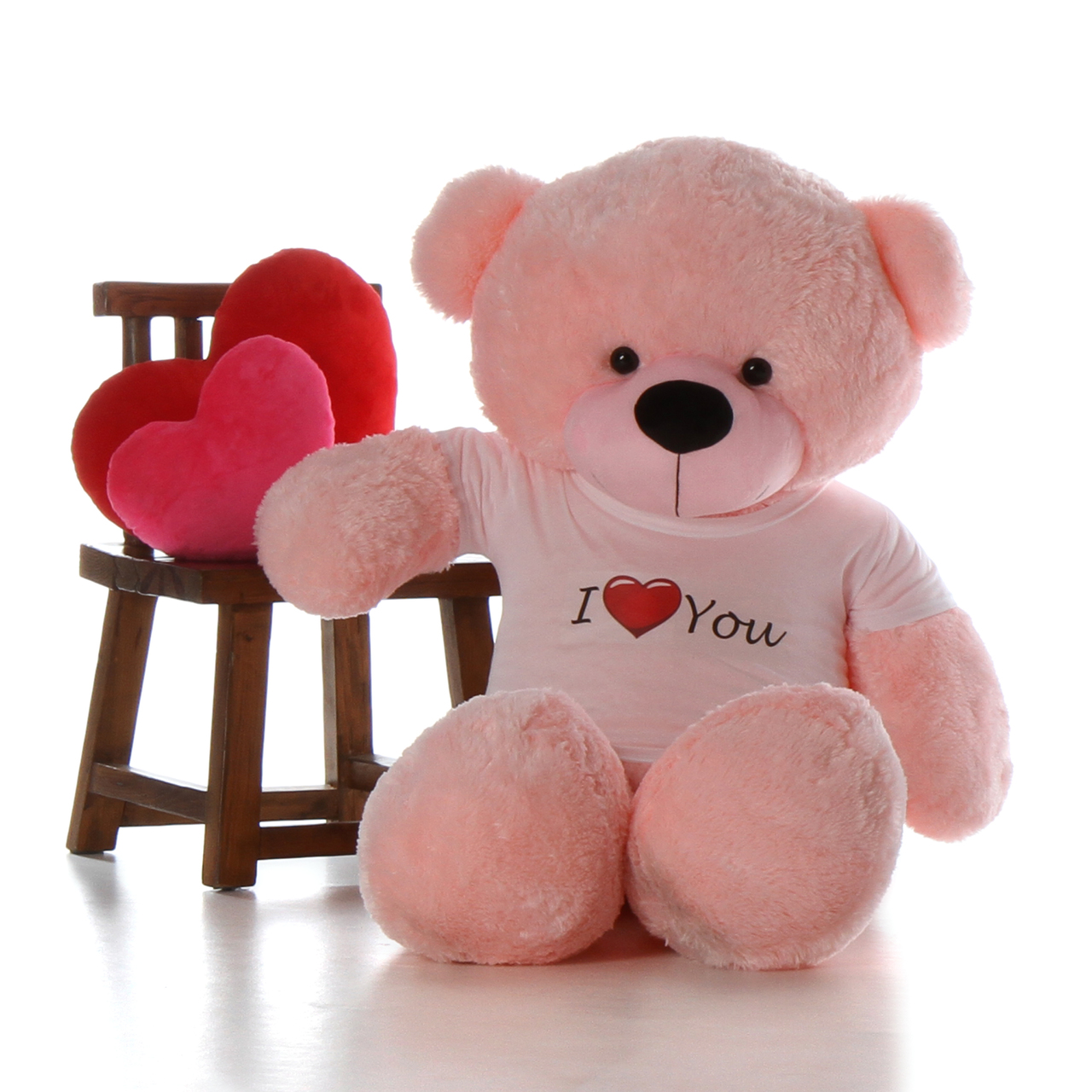 life size pink teddy bear