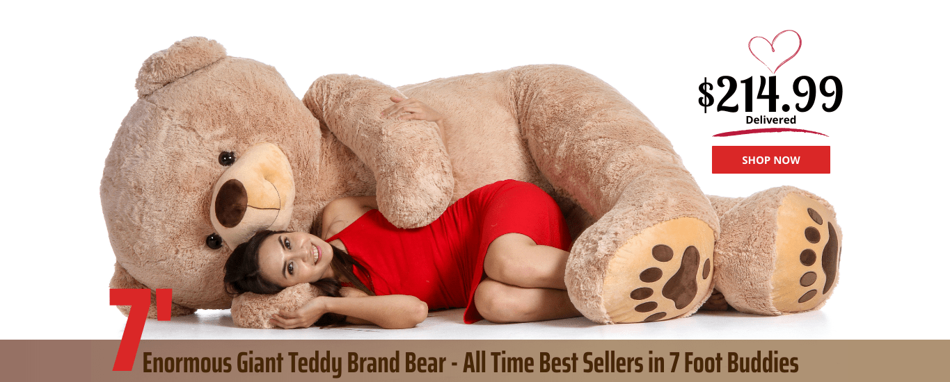 7 ft tall teddy bear