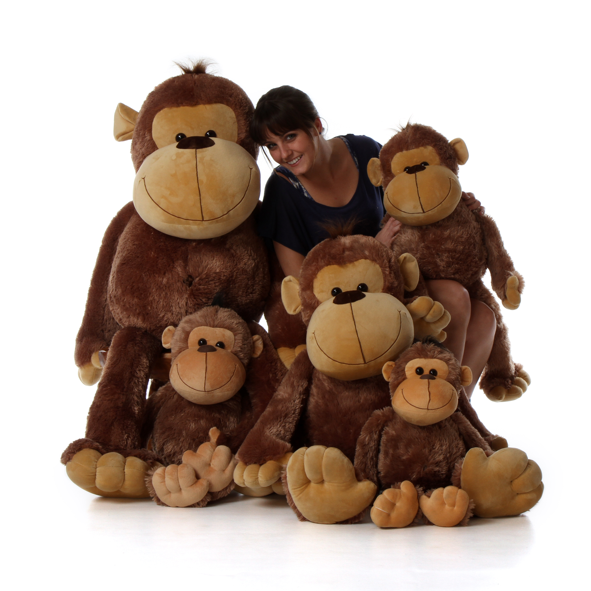 oversized stuffed monkey