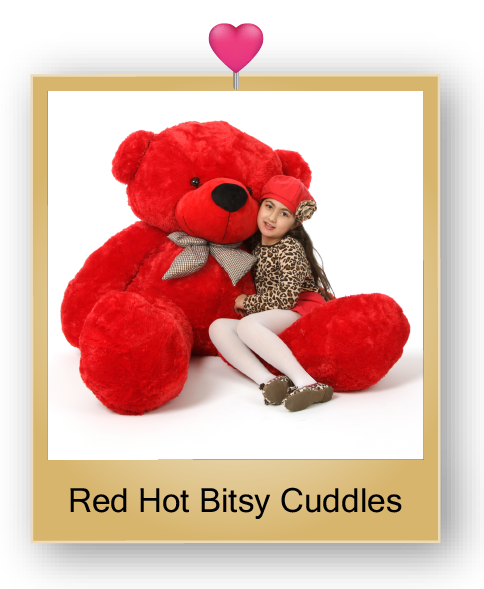 red big teddy