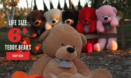 Giant Teddy Bears 2 To 7ft Tall Many Colors Styles Giant Teddy