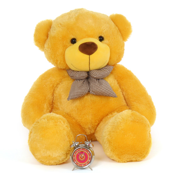 yellow stuffed bear