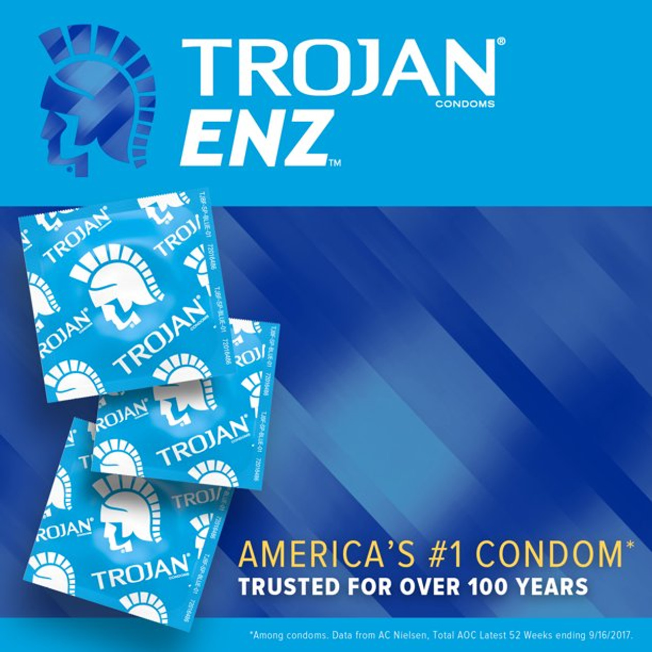 open trojan condom wrapper