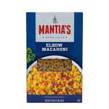 MANTIA'S ELBOW PASTA. 12/16OZ