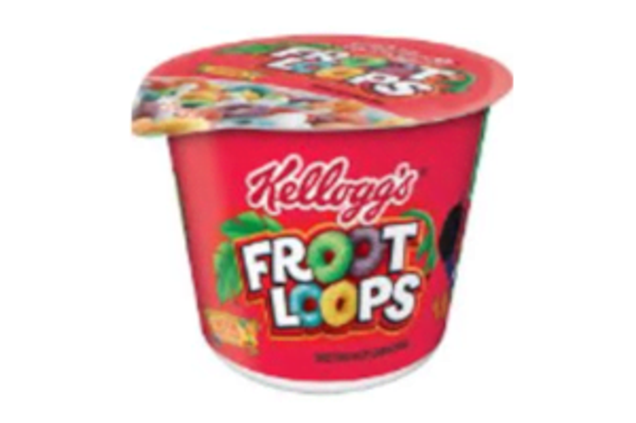 Kellogg's Froot Loops Cereal Single-Serve Bowl Pack 0.75 oz. - 96/Case