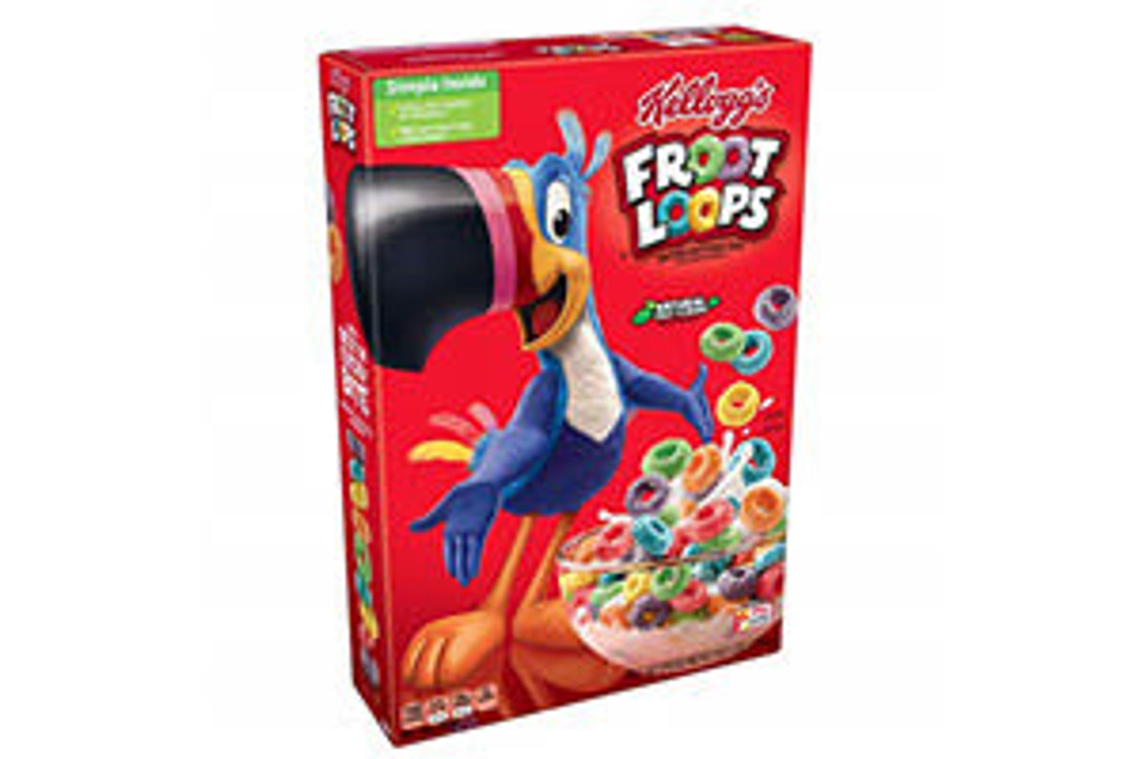 Kellogg's Froot Loops Original Breakfast Cereal, 10.1 oz Box