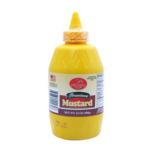 Promos, Premium Yellow Mustard, Squeeze. 12/24Oz.