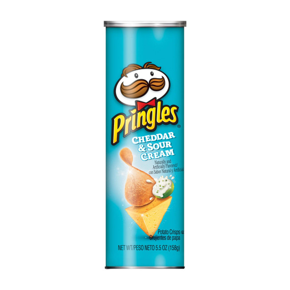 Pringles Cheddar Sour Cream And Onion 14/158Gr (38000-13895-c )