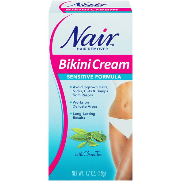 NAIR SENSITIVE BIKINI CREAM 4/3PK - 1.7OZ