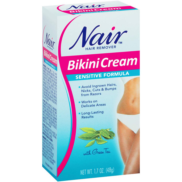 NAIR SENSITIVE BIKINI CREAM 4/3PK - 1.7OZ
