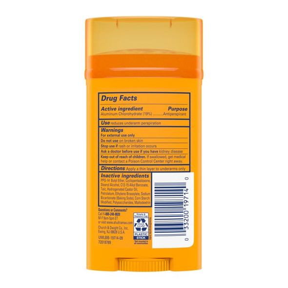 ULTRAMAX UNSCENTED WIDE STICK 12/2.6 OZ