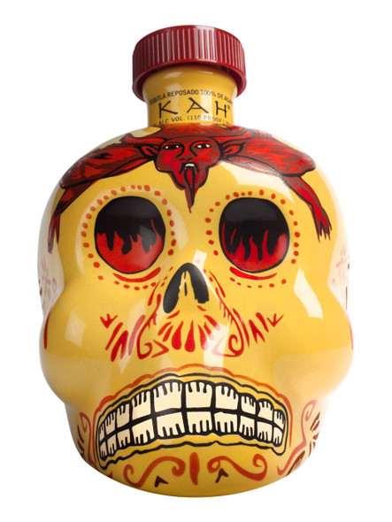 KAH REPOSADO 40% 6X700 ML (SPI329) SKULL