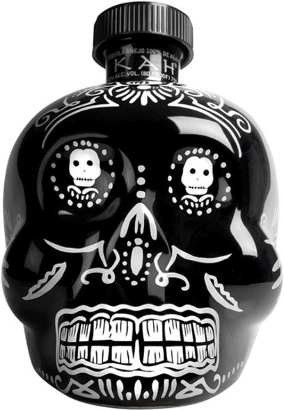 KAH ANEJO 40% 6X700 ML (SPI330) SKULL
