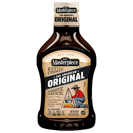 KC MASTERPIECE BBQ SAUCE ORIGINAL 6/28OZ