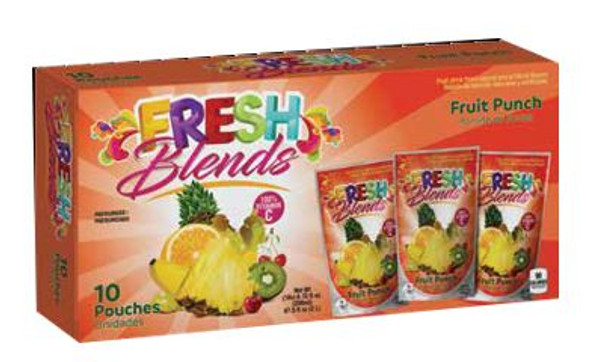 FRESH BLENDS FRUIT PUNCH 4/10/6.75 OZ