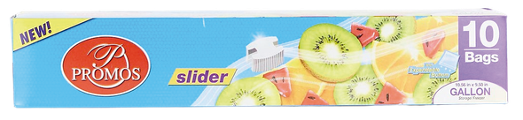 Promo Gallon Slider Zipper Bag 12/10Ct