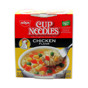 Nissin Cup Noodles Chicken Vegetable 12/2.25 Oz. - Promo