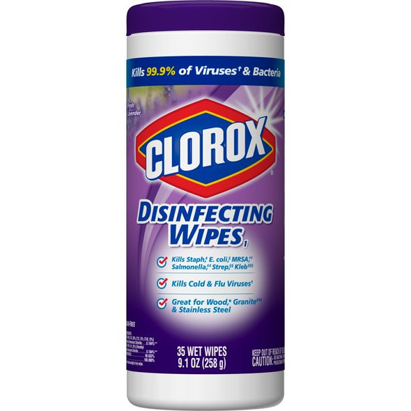 Clorox Desinfecting Wipes Fresh Lavander 12/35 Ct