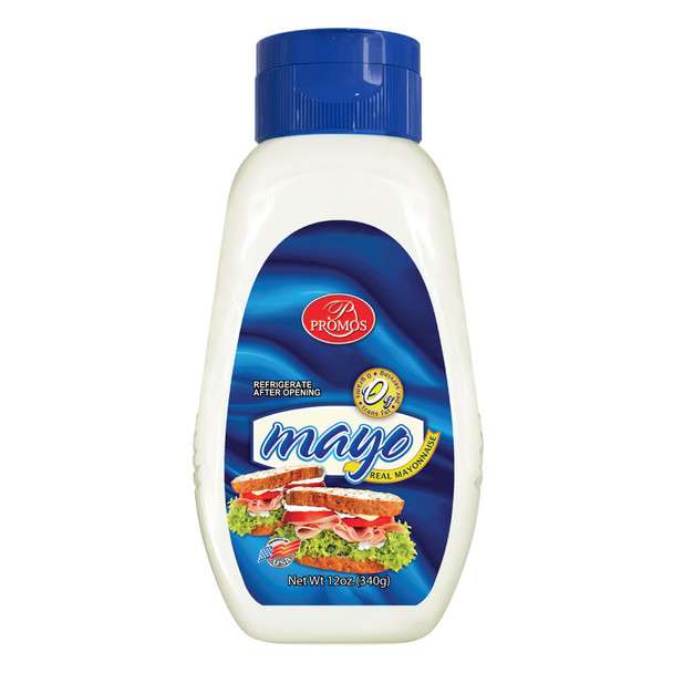 Promo Mayonnaise, Squeeze. 12/12Oz.