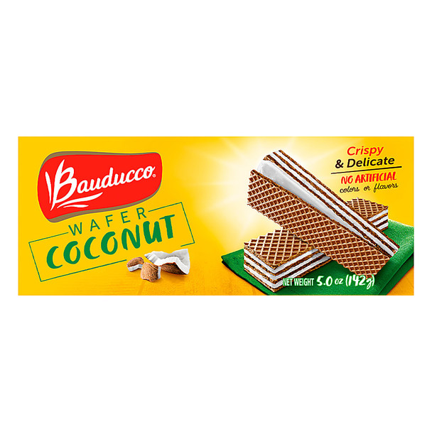 BAUDUCCO WAFER COCONUT 18X5.0 OZ