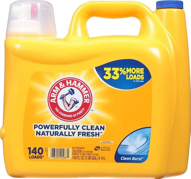 A&H LIQUID DETERGENT CLEAN BURST 2/140OZ
