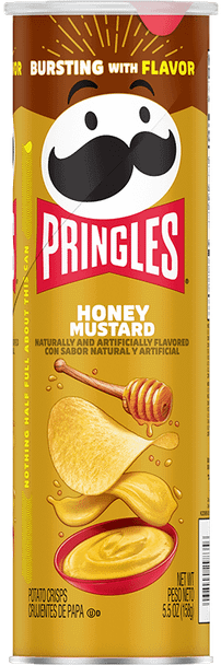 PRINGLES HONEY MUSTARD FLAVOR. 14/158gr.