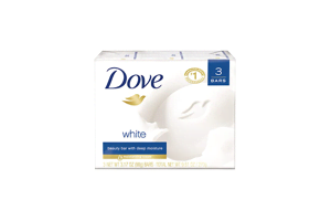 Dove White Beauty Bar Light Scent 12/3Pk/9.51 Oz